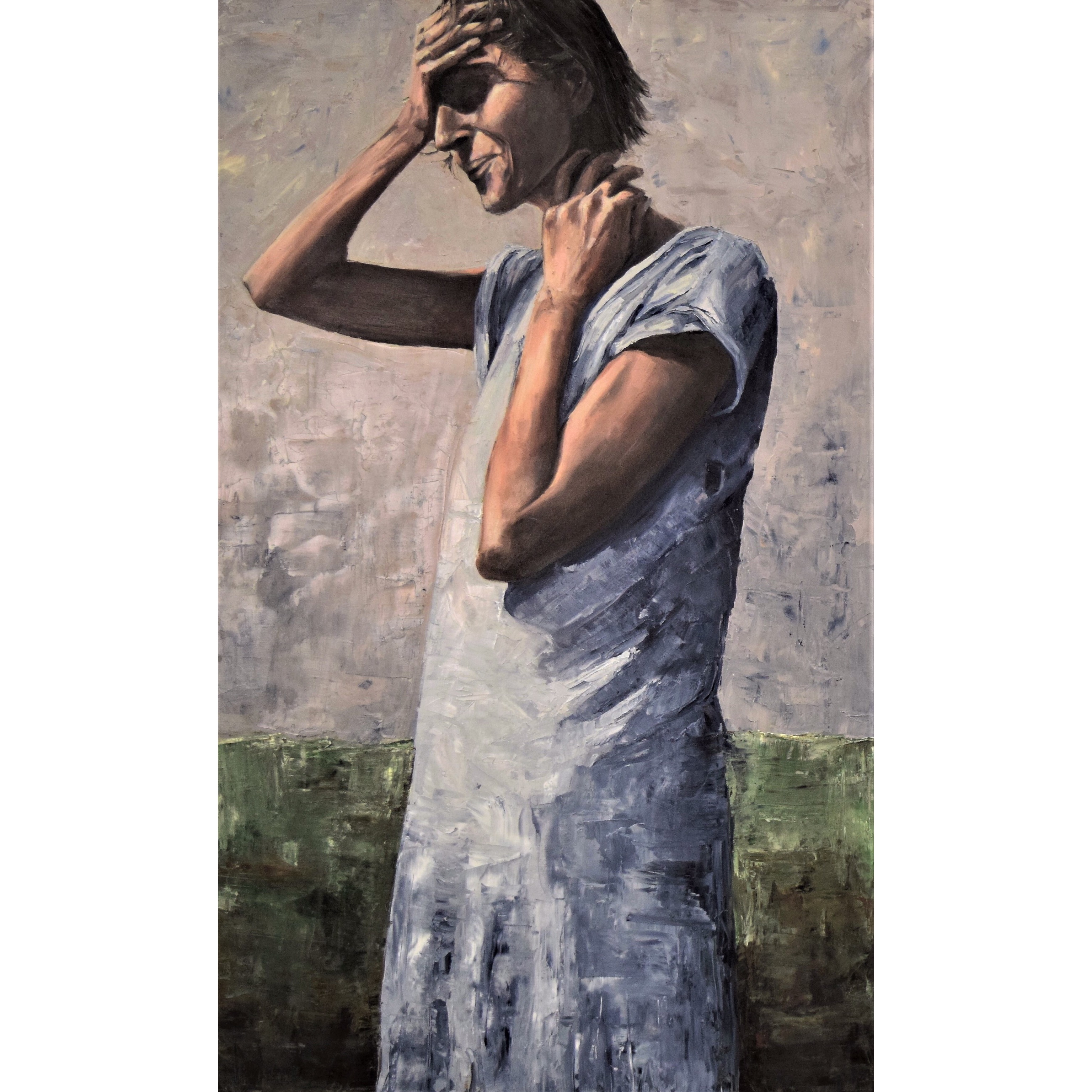 Custom portrait and fine artwork by Ashley Wiard - Heavy (Oil on canvas)